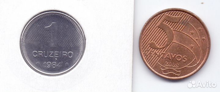 Подборка монет Бразилии