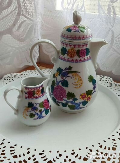 Предметы из сервизов Кахла, Ильменау, Кольдиц, гдр