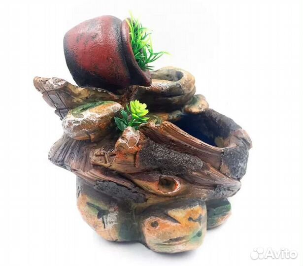 Расслабляющий декоративный фонтан с подсветкой