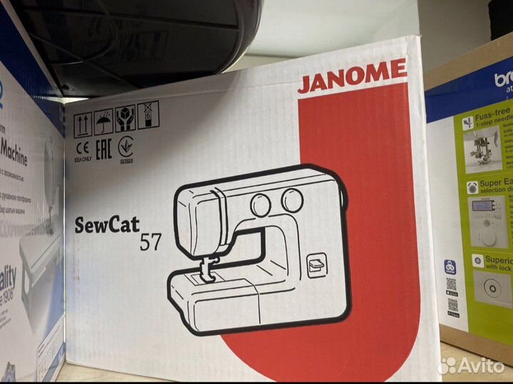 Швейная машина janome sewcat 57 новая