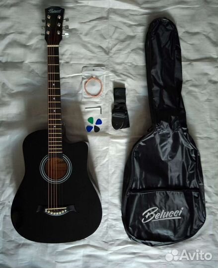 Гитара+комплект гитариста новое