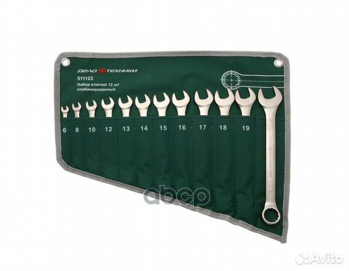 Набор ключей комбинированных 12шт. евро дт Дело