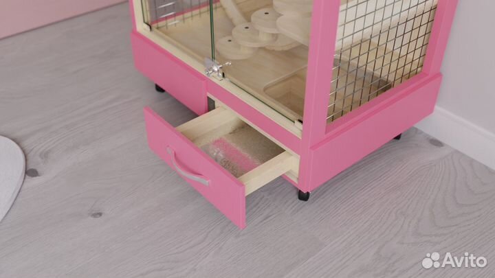 Клетка Витрина для грызунов шиншилл дегу хорька 3