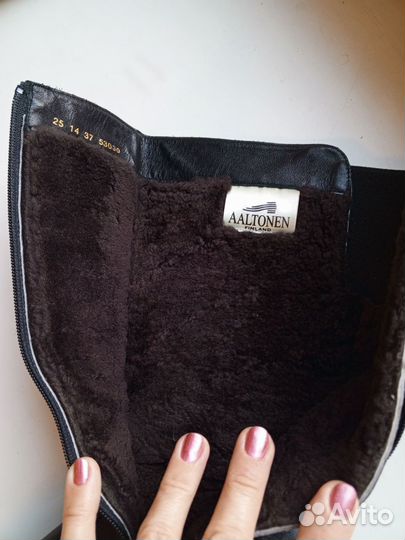 Сапоги женские натуральная кожа 37 aaltonen