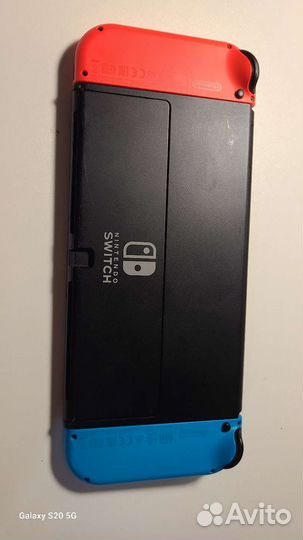 Nintendo switch oled чипованая(picofly), sd 128 gb