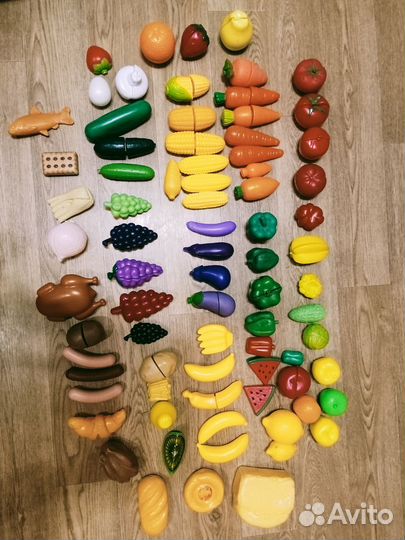 Овощи и фрукты игрушки