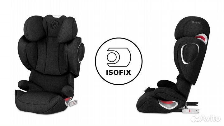 Автокресло Cybex solution z i-fix plus deep black