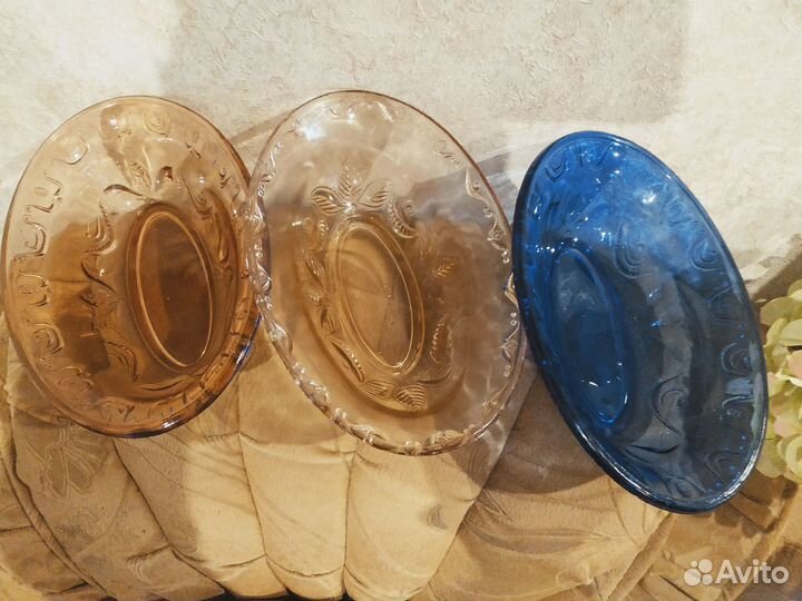 Вазы цветное стекло