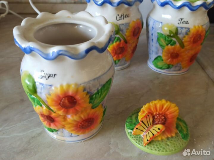 Баночки для чая, кофе, сахара