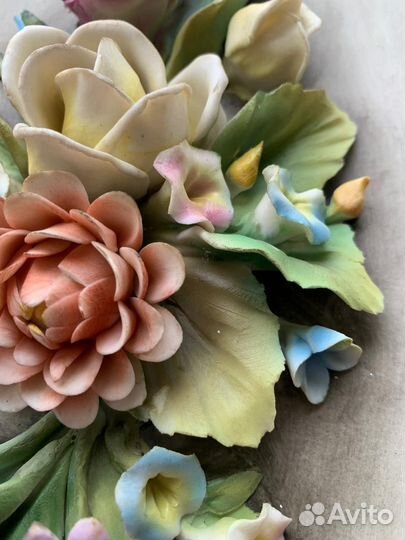 Настенное панно, картина, фарфор Capodimonte