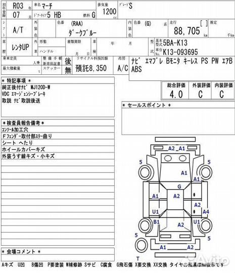 Nissan March 1.2 CVT, 2021, 89 000 км