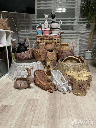 Плетеные корзины