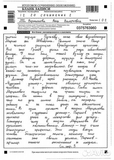 Пишу сочинение на заказ