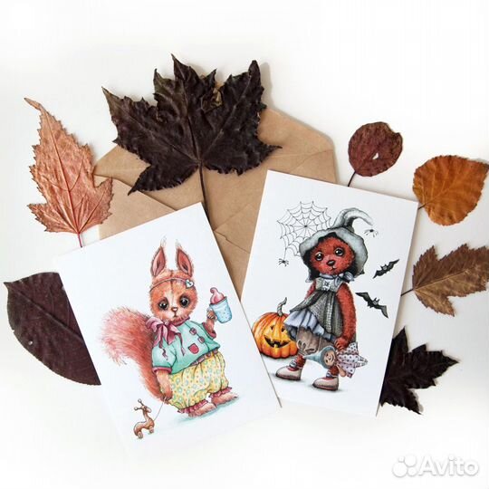 Авторские открытки ручной работы