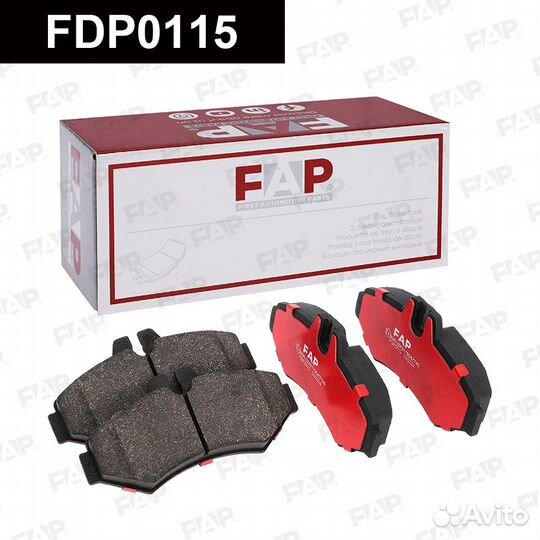 Колодки тормозные FDP0115 FAP Россия