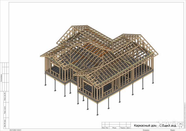 Проектирование каркасных домов + смета в Москве | Услуги | Авито