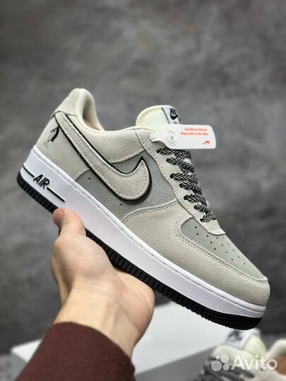 Кроссовки зимние nike AIR force 1 короткие с мехом