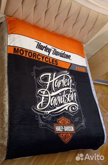 Плед покрывало Harley-Davidson