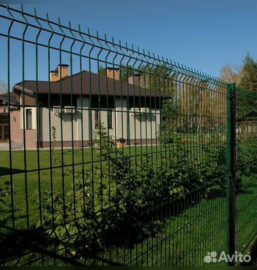 Сетка для забора 3d