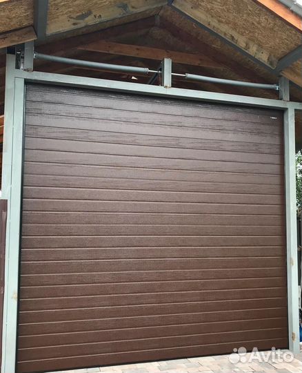 Секционные подъёмные гаражные ворота