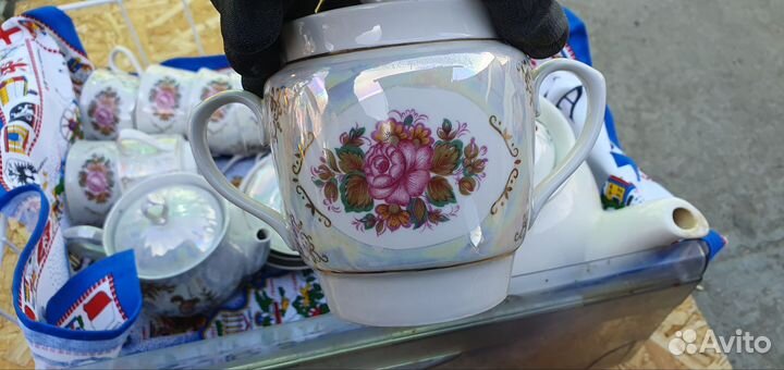 Чайник заварочный СССР + кружки