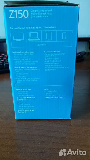 Колонки для компьютера Logitech Z150