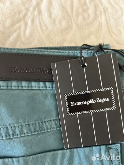 Ermenegildo Zegna Италия новые брюки хлопок р32