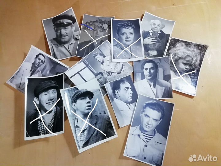 Фотографии актеров из архива киностудии Горького