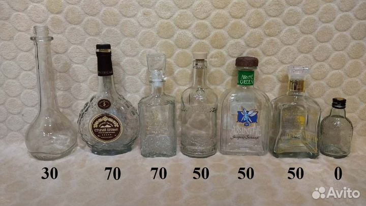 Бутылка стеклянная