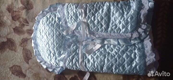 Конверт на выписку для мальчика весна