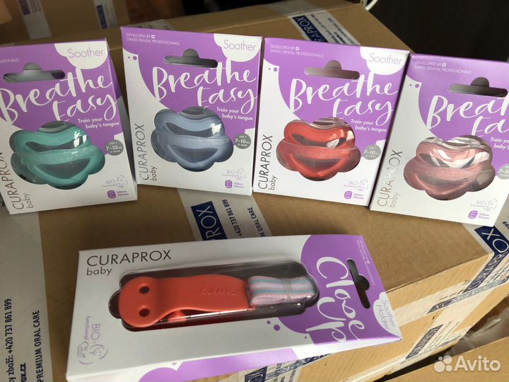 Соска - пустышка Curaprox, размеры 0, 1, 2