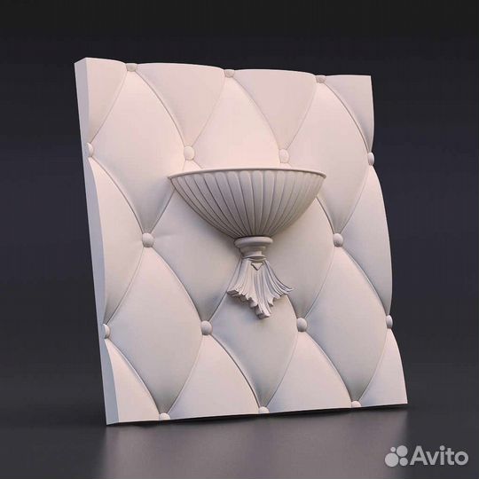 Гипсовая 3D панель 