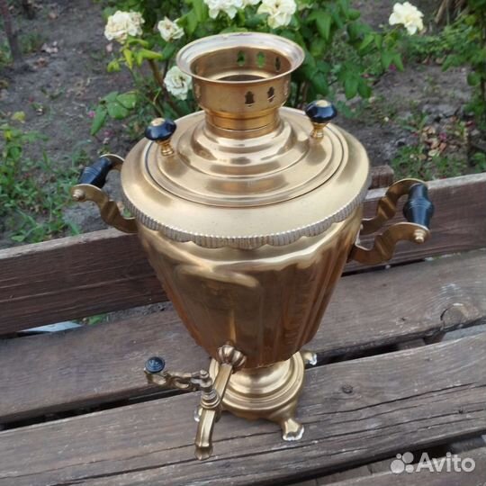 Самовар на дровах. СССР. 5 литров