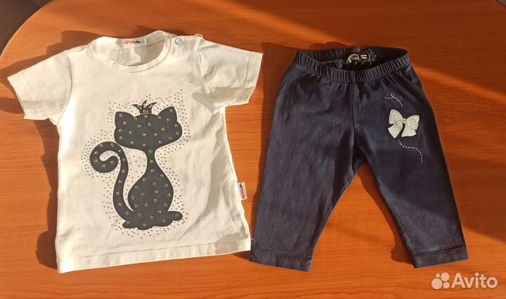 Пакет вещей одежда пакетом девочка 80 86