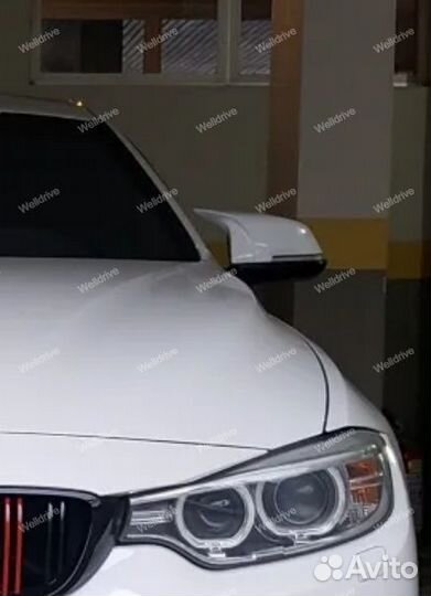 Накладки на зеркала BMW 3 F30 стиль M3 бел тюнинг