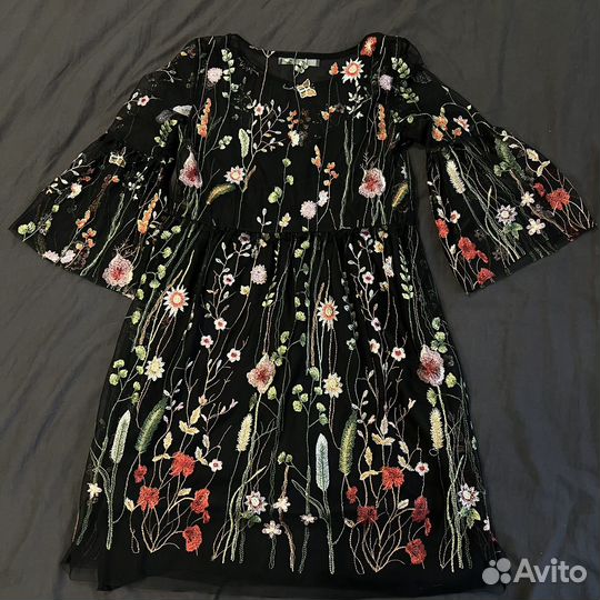 Платье gloria jeans из органзы с цветами