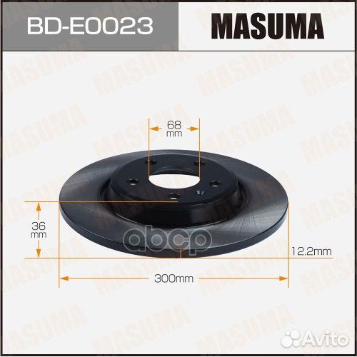 Диск торм. BD-E0023 Masuma