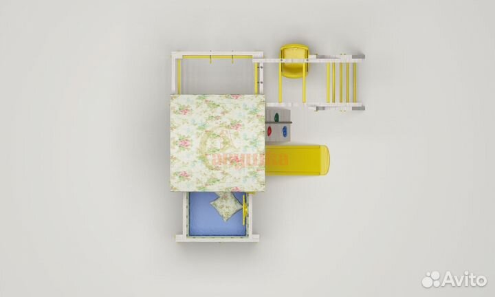 Игровой комплекс Савушка Baby 2 оливковый