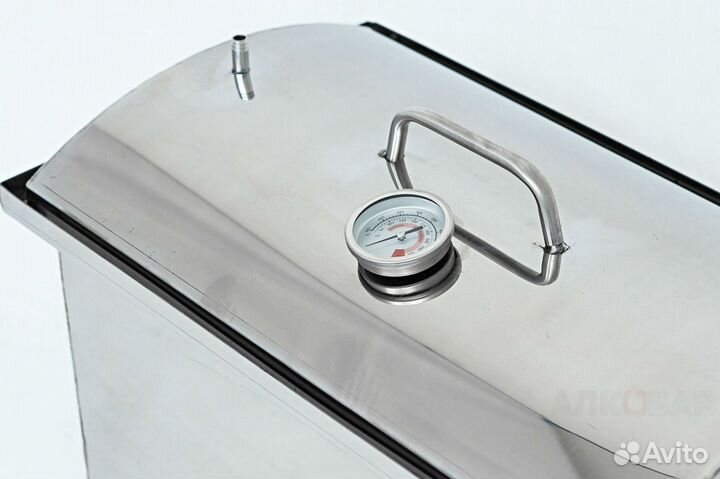 Коптильня с гидрозатвором и термометром малая