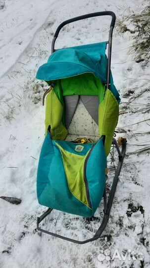 Санки коляска Nika тимка премиум