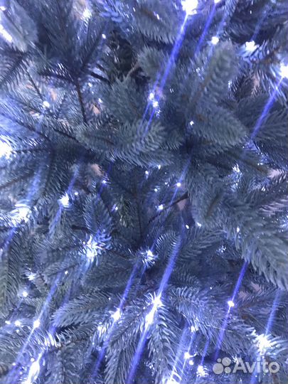 Ель искусственная голубая