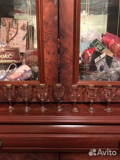 Графин,бокалы,рюмки,фужеры,ваза