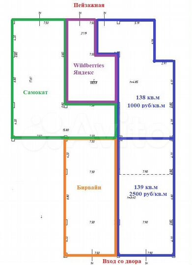 Торговая площадь, 138 м²