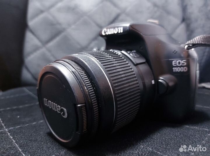 Зеркальный фотоаппарат canon 1100d с объективом