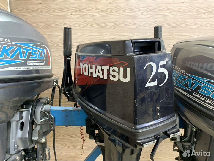 2-х тактный лодочный мотор Tohatsu 25 Б/У