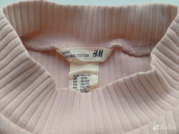 Водолазка лонгслив H&M 9-10 лет