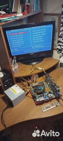Материнская плата+процессор+видюха (см.описание)