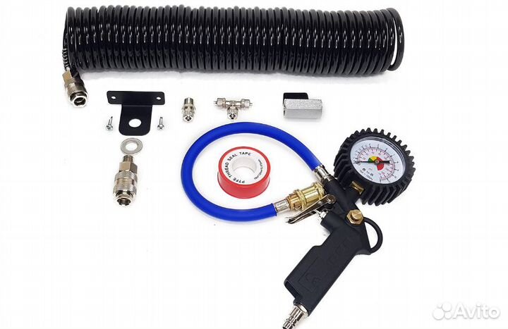 Комплект для подкачки колес с быстроразъемом Рапид