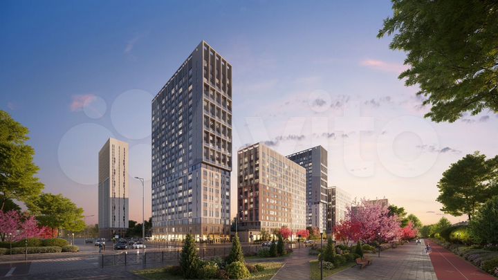 2-к. квартира, 54,6 м², 12/14 эт.
