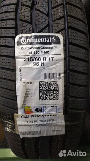 Continental ContiWinterContact TS 830 P 215/60 R17 96H